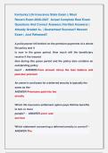 Kentucky Life Insurance State Exam &vert;&vert; Most                 &NewLine;Recent Exam 2026-2027  Actual Complete Real Exam &NewLine;Questions And Correct Answers &lpar;Verified Answers&rpar; &vert; &NewLine;Already Graded A&plus; &vert; Guaranteed Success&excl;&excl; Newest &NewLine;Exam &vert; Just Released&excl;&excl;  Kentucky Life In