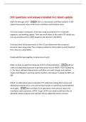 DCF questions and answers Graded A&plus;&vert; latest update&NewLine;Walk me through a DCF -A DCF is a discounted cash flow analysis&period; A DCF&NewLine;values the present value of all future cash flows and terminal value&period;&NewLine;First you project a company's financials using assump