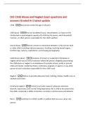 DCF Child Abuse and Neglect Exam questions and&NewLine;answers Graded A&plus;&vert; latest update&NewLine;Child -Any person under the age of 18 years&NewLine;child abuse -Any non-accidental injury&comma; sexual battery&comma; or injury to the&NewLine;intellectual or psychological capacity of a child by t