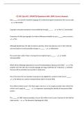 CS 345 Quiz &num;3 &vert; UPDATED Questions with 100&percnt; Correct Answers&NewLine;