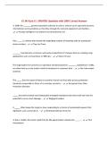 CS 345 Quiz II &vert; UPDATED Questions with 100&percnt; Correct Answers&NewLine;