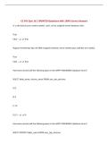 CS 345 Quiz 10 &vert; UPDATED Questions with 100&percnt; Correct Answers&NewLine;