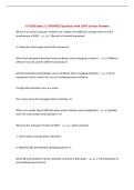 CS 6250 Exam 2 &vert; UPDATED Questions with 100&percnt; Correct Answers&NewLine;