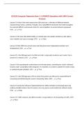 CS 6250 Computer Networks Exam 2 &vert; UPDATED Questions with 100&percnt; Correct Answers