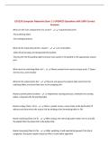 CS 6250 Computer Networks Exam 2 &vert; UPDATED Questions with 100&percnt; Correct Answers