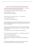 CS 6250 - Exam 2 &vert; UPDATED Questions with 100&percnt; Correct Answers&NewLine;