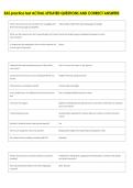 EAS practice test ACTUAL UPDATED QUESTIONS AND CORRECT ANSWERS 