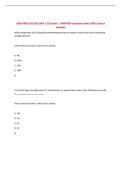 DISA HBSS ESS 301 &lpar;ePO 5&period;10&rpar; Exam &vert; UPDATED Questions with 100&percnt; Correct Answers