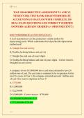 WGU D104 OBJECTIVE ASSESSMENT V1 AND V2 &NewLine;NEWEST 2026 TEST BANK&vert; D104 INTERMEDIATE &NewLine;ACCOUNTING II OA EXAM WITH COMPLETE 350 &NewLine;REAL EXAM QUESTIONS AND CORRECT VERIFIED &NewLine;ANSWERS&sol; ALREADY GRADED A&plus; &lpar;MOST RECENT&excl;&excl;&rpar; 