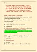 WGU D105 OBJECTIVE ASSESSMENT V1 AND V2 &NewLine;NEWEST 2026 TEST BANK&vert; D105 INTERMEDIATE &NewLine;ACCOUNTING III OA EXAM WITH COMPLETE REAL &NewLine;EXAM QUESTIONS AND CORRECT VERIFIED &NewLine;ANSWERS&sol; ALREADY GRADED A&plus; &lpar;MOST RECENT&excl;&excl;&rpar;