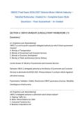 OMVIC Final Exam 2026&sol;2027 Ontario Motor Vehicle Industry &ndash; Detailed Rationales &vert; Graded A&plus; &vert; Complete Exam-Style Questions &ndash; Pass Guaranteed &ndash; A&plus; Graded