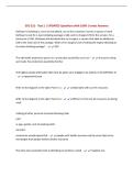 ECO 211 - Test 1 &vert; UPDATED Questions with 100&percnt; Correct Answers&NewLine;