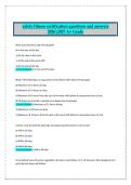 Safety Fitness Certification Exam Prep &ndash; Verified Questions & Answers &lpar;2026&sol;2027 A&plus; Grade&rpar;&vert;Transportation & Compliance Program &vert; Comprehensive Certification Exam