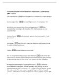 Economics Chapter 8 Exam Questions and Answers &vert; 2026 Update &vert;&NewLine;100&percnt; Correct&period;&NewLine;sole proprietorship -a business owned and managed by a single individual&NewLine;business organiztion -the ownership structure of a company or firm&NewLine;what is the most common form of bu
