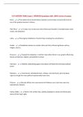 ECP HISTORY FINAL Exam &vert; UPDATED Questions with 100&percnt; Correct Answers&NewLine;