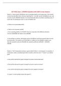 ECP FINAL Exam &vert; UPDATED Questions with 100&percnt; Correct Answers&NewLine;