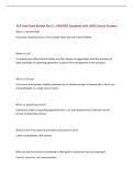 ECP Final Exam Review Part 2 &vert; UPDATED Questions with 100&percnt; Correct Answers&NewLine;