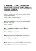 AORN PERIOP 101 EXAM COMPREHENSIVE &NewLine;EXAMINATION TEST 2026 SOLVED QUESTIONS &NewLine;ANSWERS GRADED A&plus; 