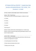 ATI Pediatric CMS Exam 2026 &ndash; Complete Exam-Style Questions with Detailed Rationales &vert; 100&percnt; Verified &ndash; Pass Guaranteed &ndash; A&plus; Graded