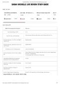 SARAH MICHELLE CRASH COURSE STUDY GUIDE SOLUTION NEW UPDATE 2026