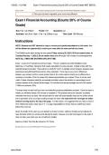 MGT 8803&vert;Exam I-V Financial Accounting Package Deal&vert; New edition&vert; Rated A&plus; &vert; &vert; 100&percnt; CORRECT&vert;Georgia Institute Of Technology