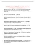 ENC 1102 Course Overview&colon; Writing&comma; Research&comma; and Literary Response &vert;&NewLine;UPDATED Questions with 100&percnt; Correct Answers