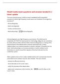 NCLEX Cardio Exam questions and answers Graded A&plus;&vert;&NewLine;latest update&NewLine;The nurse should instruct a child to remain completely still during which&NewLine;procedure in which