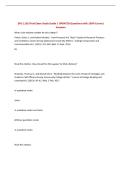 ENC 1102 Final Exam Study Guide &vert; UPDATED Questions with 100&percnt; Correct Answers