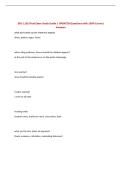 ENC 1102 Final Exam Study Guide &vert; UPDATED Questions with 100&percnt; Correct Answers