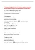 NCLEX questions Cardio 1 Exam questions and answers&NewLine;Graded A&plus;&vert; latest update&NewLine;A patient who is to undergo a cardiac Catheterization communicates to the nurse&NewLine;that he forgot to inform the physician that he is allergic to shrimp&period; What should 