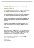 NCOERS AR 623-3 Board Exam questions and&NewLine;answers Graded A&plus;&NewLine;What Army Regulation prescribes the policies for completing evaluation reports&NewLine;that support the Evaluation Reporting System &lpar;ERS&rpar;&quest; -AR 623-3&NewLine;