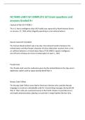 NCTAMS LANT IW COMPLETE SET Exam questions and&NewLine;answers Graded A&plus;&NewLine;Capture of the USS PUEBLO&NewLine;The U&period;S&period; Navy intelligence ship USS Pueblo was captured by North Korean forces&NewLine;on January 23&comma; 1968&comma; while alleg
