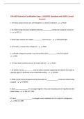 EPA 609 Technician Certification Exam &vert; UPDATED Questions with 100&percnt; Correct Answers
