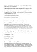 ATI RN Medical Surgical Proctored Exam 2023 Advanced Prep&colon; Master NGN Case Studies & Practice Questions 