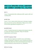WGU C235 UPDATED ACTUAL QUESTIONS&NewLine;AND CORRECT ANSWERS FULL SOLUTION&NewLine;
