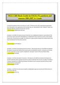 WGU C268 Study Guide for Excel PA &lpar;Performance Assessment&rpar; Questions and Answers 2026&ndash;2027 &vert; Business IT Program &vert; Comprehensive Excel PA