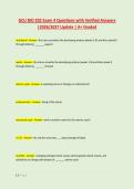 GCU BIO 202 Exam 4 Questions with Verified Answers &NewLine;&vert;2026&sol;2027 Update &vert; A&plus; Graded 