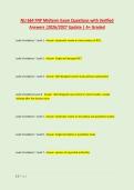 NU 664 FNP Midterm Exam Questions with Verified &NewLine;Answers &vert;2026&sol;2027 Update &vert; A&plus; Graded 