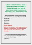 2026&ndash;2027 NEWEST NCCER PLUMBING CERTIFICATION EXAM BUNDLE &lpar;LEVELS 1&ndash;2&rpar; OFFERED BY THE NATIONAL CENTER FOR CONSTRUCTION EDUCATION AND RESEARCH &lpar;NCCER&rpar; &vert; COMPLETE EXAM Q&A WITH DETAILED RATIONALES