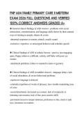 FNP 654 FAMILY PRIMARY CARE II MIDTERM&NewLine;EXAM 2026 FULL QUESTIONS AND VERIFIED&NewLine;100&percnt; CORRECT ANSWERS GRADED A&plus;