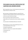 FNP BOARDS EXAM 2026 CERTIFICATION TEST&NewLine;QUESTIONS AND ANSWERS UPDATED