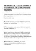 FNP MSN 560 JOEL QUIZ 2026 EXAMINATION&NewLine;TEST QUESTIONS AND CORRECT ANSWERS&NewLine;FULL REVIEW