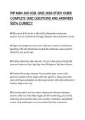 FNP MSN 560 JOEL QUIZ 2026 STUDY GUIDE&NewLine;COMPLETE QUIZ QUESTIONS AND ANSWERS&NewLine;100&percnt; CORRECT