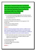 Wastewater Treatment Operator Certification&NewLine;Exam With Actual Questions & Verified Answers&comma;&NewLine;Plus Explained Rationales&sol;Expert Verified For&NewLine;Guaranteed 100&percnt; Pass 2026&sol;Latest&NewLine;Update&sol;Instant Download Pdf