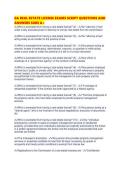 GA REAL ESTATE LICENSE EXAMS SCRIPT QUESTIONS AND ANSWERS SURE A&period;pd