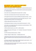 MILLWRIGHT LEVEL 1 UPDATED EXAMS SCRIPT QUESTIONS AND ANSWERS SURE A&period;pdf