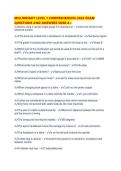 MILLWRIGHT LEVEL 1 COMPREHENSIVE 2026 EXAM QUESTIONS AND ANSWERS SURE A&period;pdf
