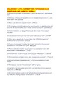 MILLWRIGHT LEVEL 1 LATEST TEST PAPER 2026 EXAM QUESTIONS AND ANSWERS SURE A&period;pdf