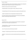 Plate Tectonics&colon; Summary Notes & Glossary &ndash; Earth Science