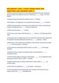 MILLWRIGHT LEVEL 1 STUDY EXAMS GUIDE 2026 QUESTIONS AND ANSWERS SURE A&period;pdf